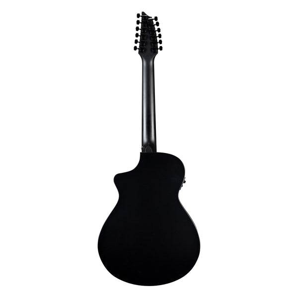 Breedlove Discovery S Concert Satin Black 12 String CE European - African mahogany - El Cajon Guitars and Music