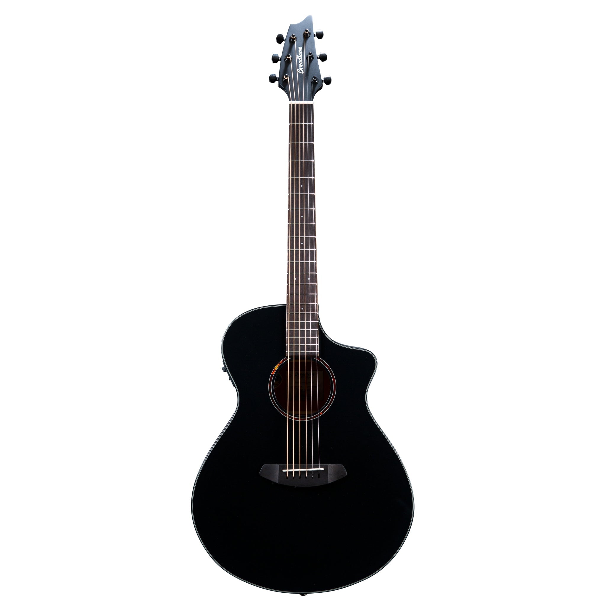 Breedlove Discovery S Concert Satin Black CE European - African mahogany - El Cajon Guitars and Music