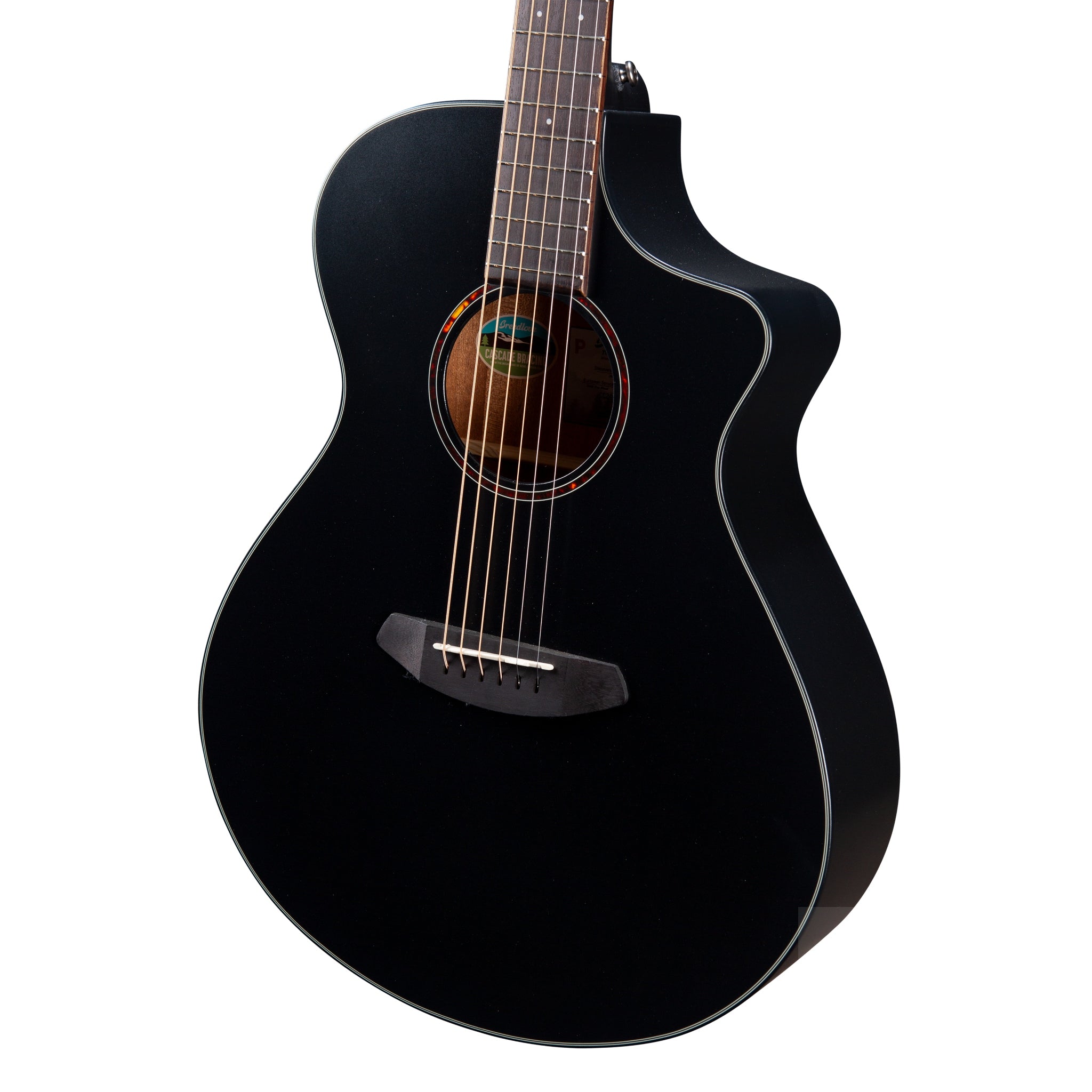 Breedlove Discovery S Concert Satin Black CE European - African mahogany - El Cajon Guitars and Music