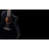 Breedlove Discovery S Concert Satin Black CE European - African mahogany - El Cajon Guitars and Music