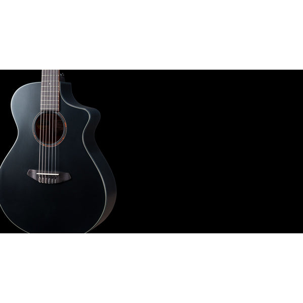 Breedlove Discovery S Concert Satin Black Nylon CE Red Cedar - African mahogany - El Cajon Guitars and Music