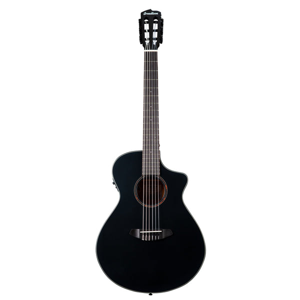 Breedlove Discovery S Concert Satin Black Nylon CE Red Cedar - African mahogany - El Cajon Guitars and Music