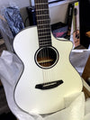 Breedlove European Spruce - African Mahogany Discovery S Concert Satin White CE - El Cajon Guitars and Music