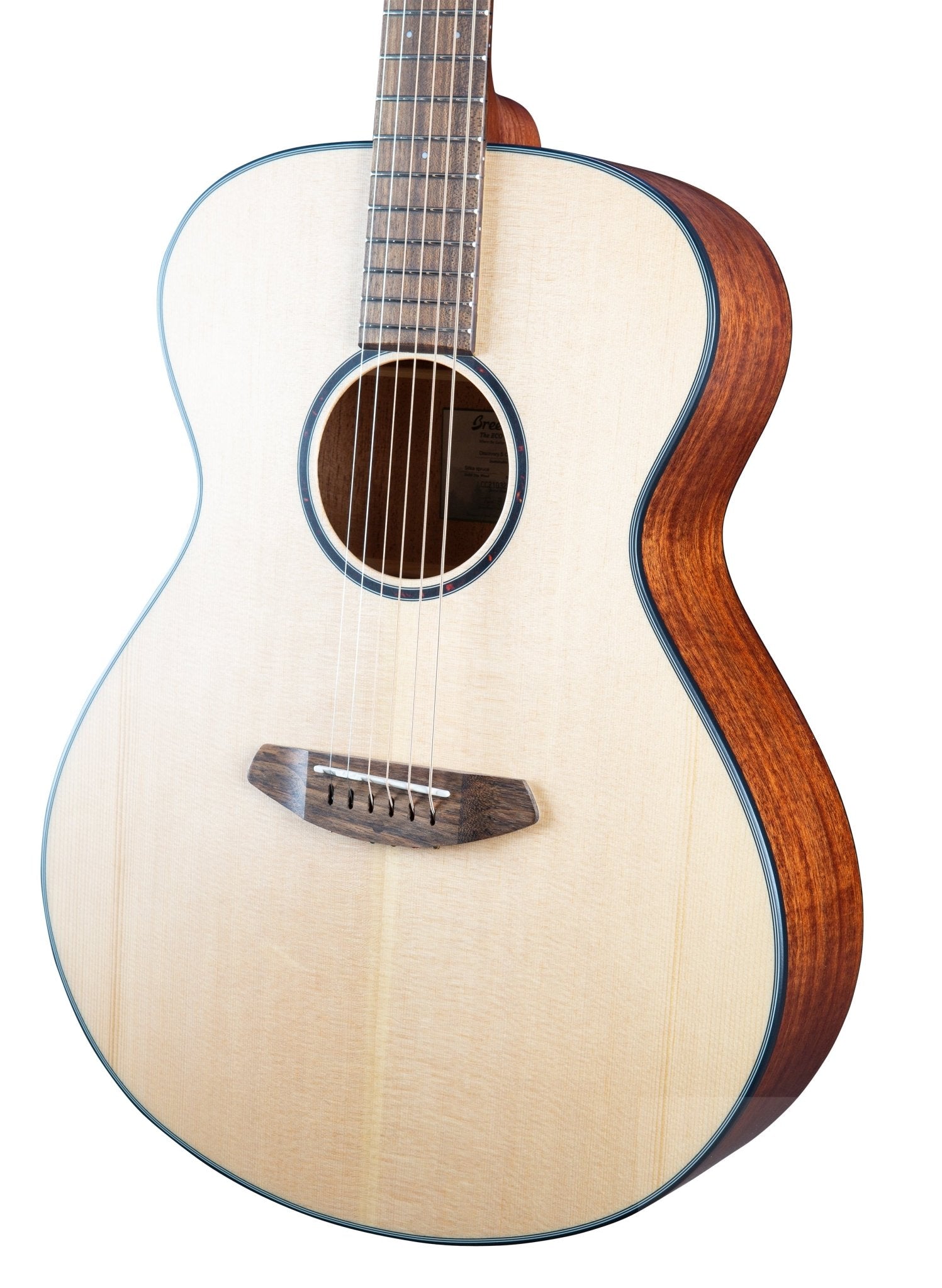 Breedlove Left Handed Acoustic Guitar Discovery S Concert LH Sitka - African mahogany - El Cajon Guitars and Music