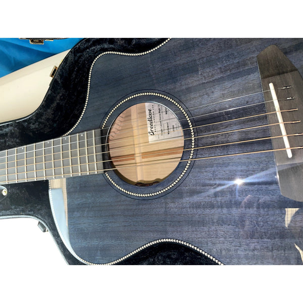 Breedlove Oregon Concert Stormy Night CE USA - Made Oregon Series Guitars Myrtlewood - Myrtlewood - Deluxe Hardshell Case Included!!! - El Cajon Guitars and Music