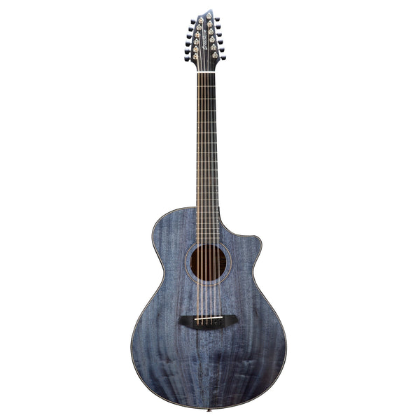 Breedlove Oregon Dreadnought Concerto Stormy Night 12 - String CE Myrtlewood - Myrtlewood - El Cajon Guitars and Music