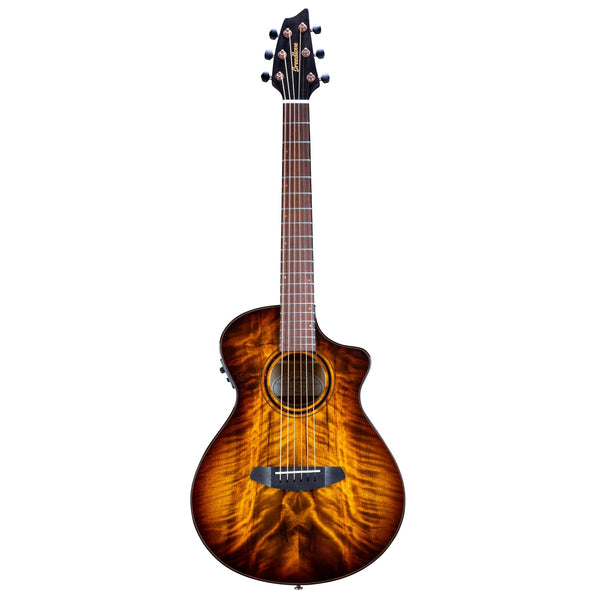 Breedlove Pursuit Exotic S Companion Tiger's Eye CE Myrtlewood - Myrtlewood - El Cajon Guitars and Music