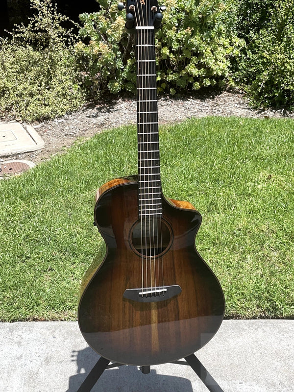 Breedlove Pursuit Exotic S Concert Edgeburst CE Koa - Koa - B - STOCK SPECIAL BUY - El Cajon Guitars and Music