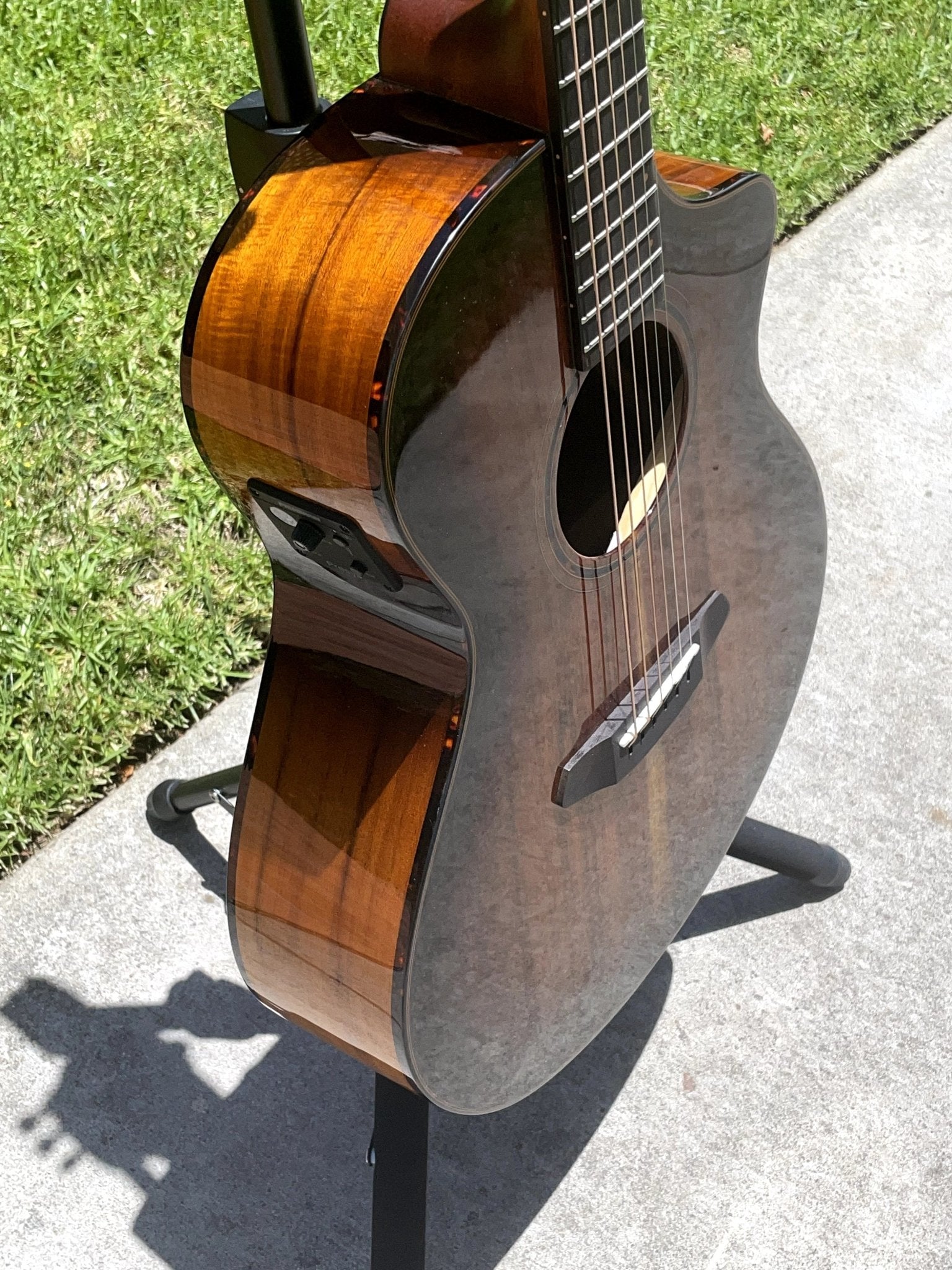 Breedlove Pursuit Exotic S Concert Edgeburst CE Koa - Koa - B - STOCK SPECIAL BUY - El Cajon Guitars and Music