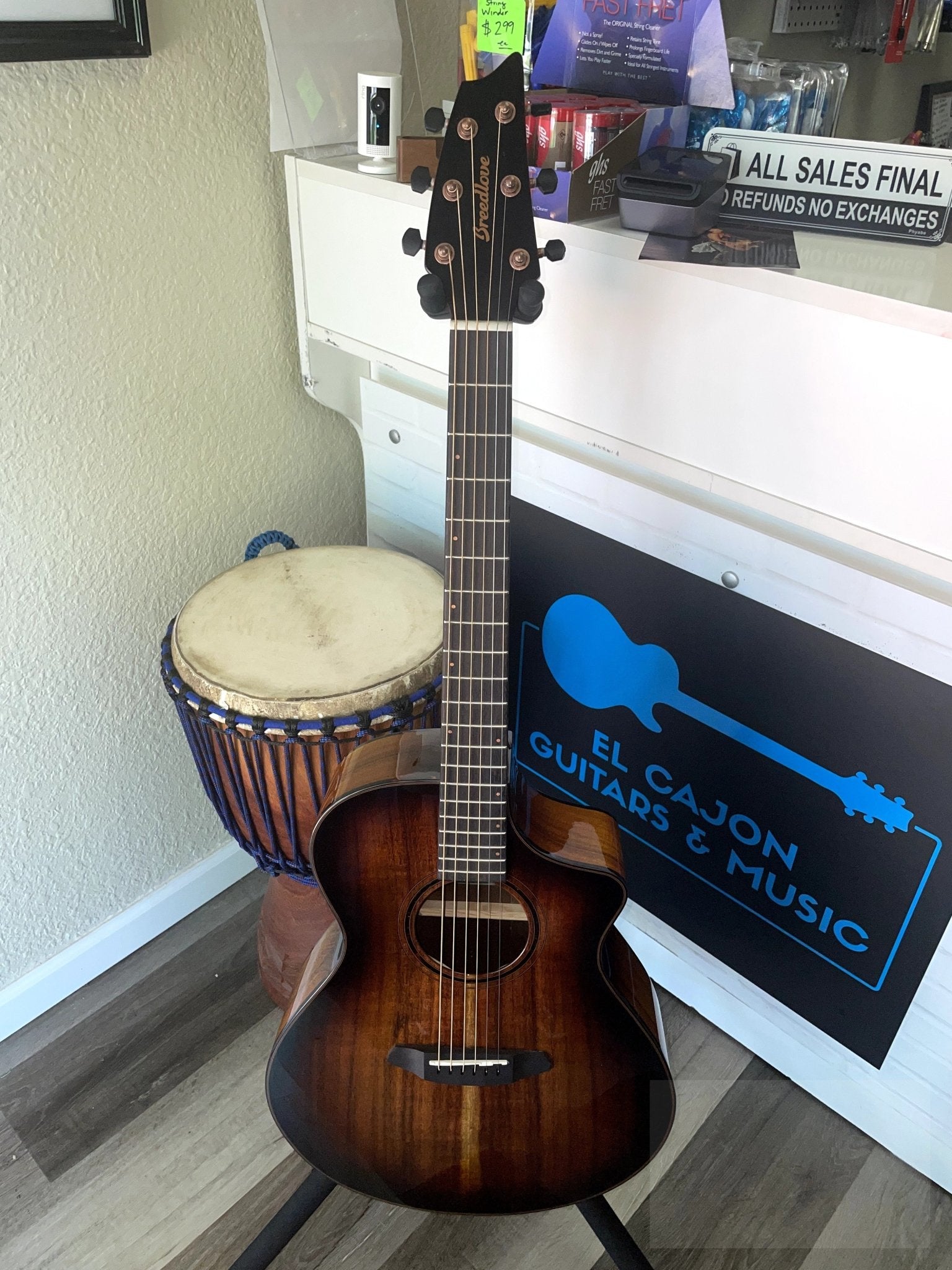 Breedlove Pursuit Exotic S Concert Edgeburst CE Koa - Koa - B - STOCK SPECIAL BUY - El Cajon Guitars and Music