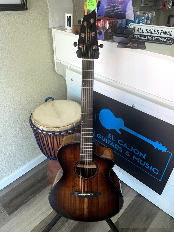 Breedlove Pursuit Exotic S Concert Edgeburst CE Koa - Koa - B - STOCK SPECIAL BUY - El Cajon Guitars and Music