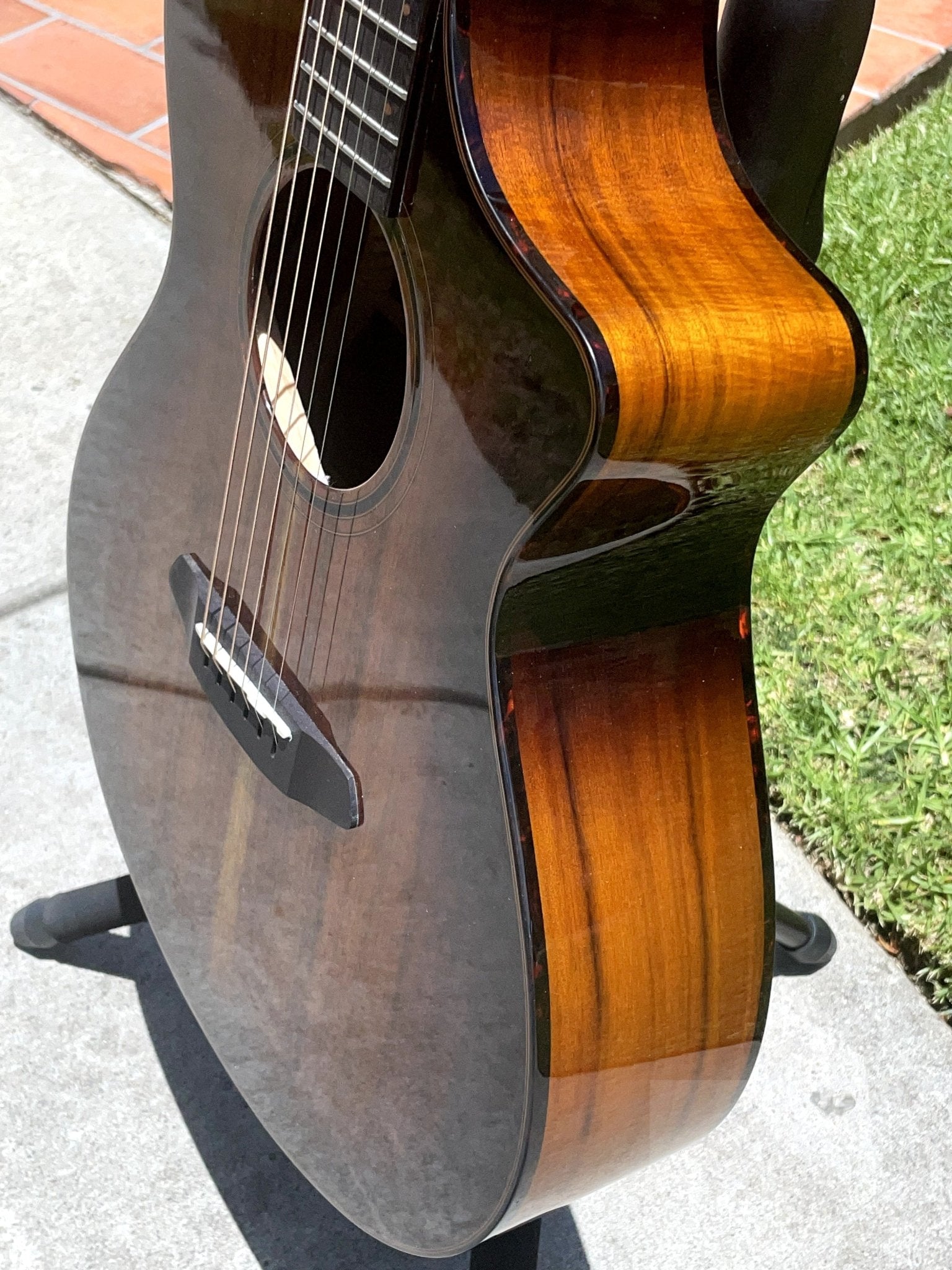 Breedlove Pursuit Exotic S Concert Edgeburst CE Koa - Koa - B - STOCK SPECIAL BUY - El Cajon Guitars and Music