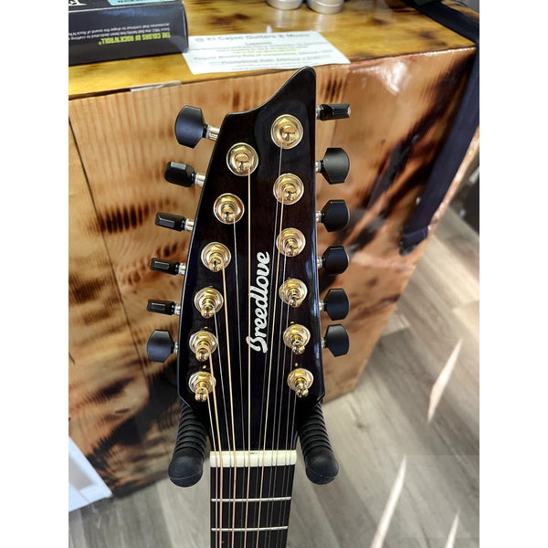 Breedlove Solo Pro Concert Edgeburst 12 String CE Red Cedar - African Mahogany - El Cajon Guitars and Music