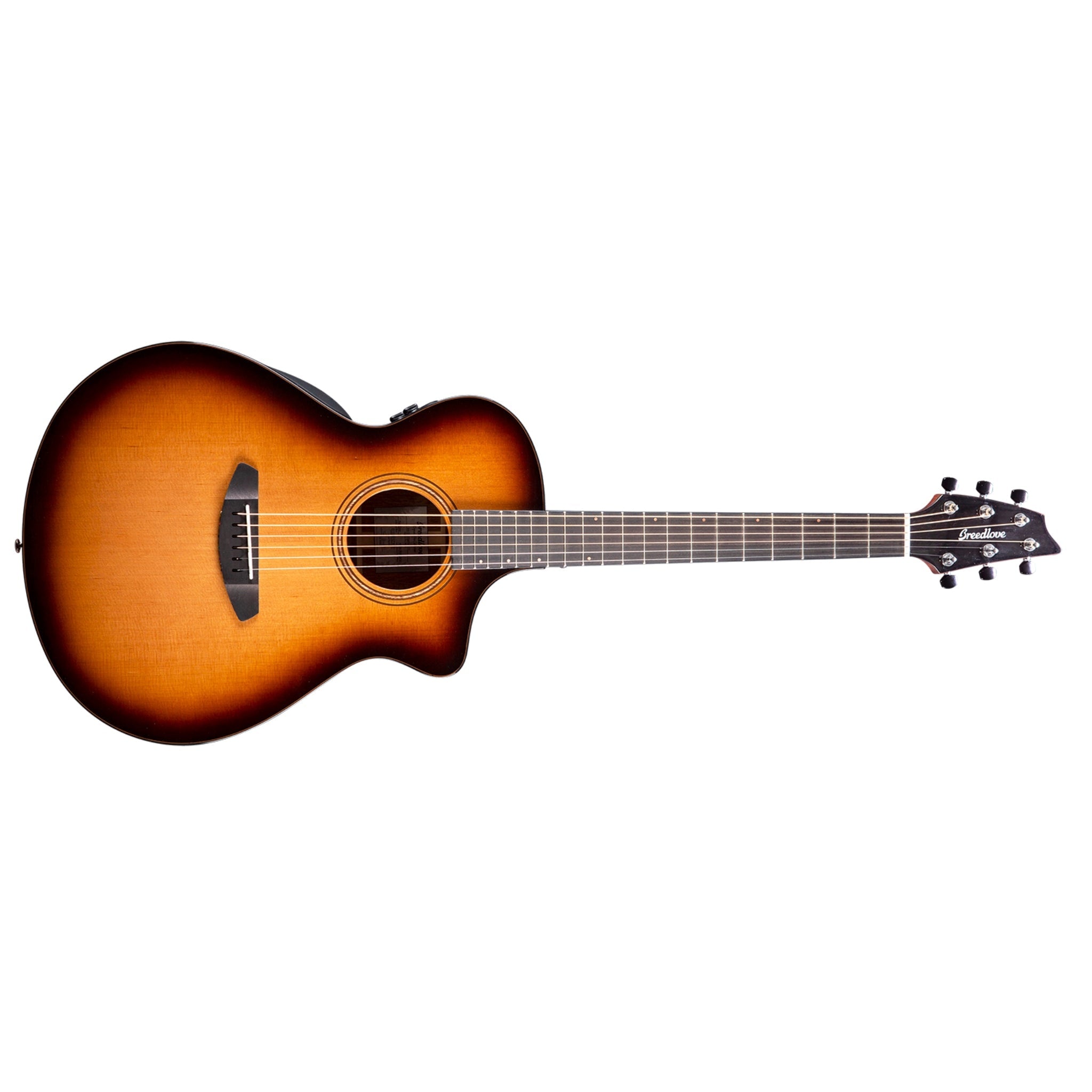 Breedlove Solo Pro Concert Edgeburst CE Red Cedar - African Mahogany - El Cajon Guitars and Music