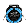 Ernie Ball Flex Instrument Cable Straight/Straight 10ft - Blue - El Cajon Guitars and Music