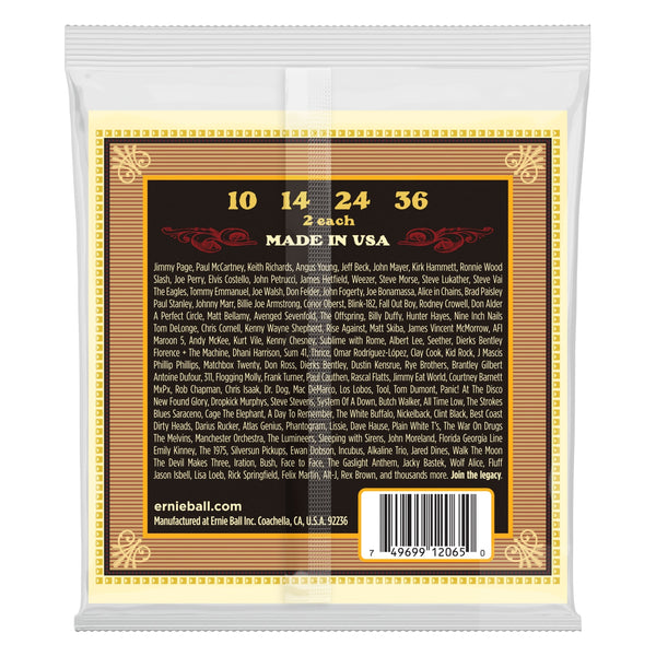 Ernie Ball Mandolin Strings Medium Earthwood 80/20 Bronze Loop End Mandolin Strings 10 - 36 Gauge P02065 - El Cajon Guitars and Music