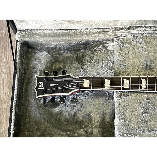 ESP LTD Deluxe EC - 1000T CTM Electric Guitar Tobacco Sunburst Satin with Case - Open Box Special - El Cajon Guitars and Music