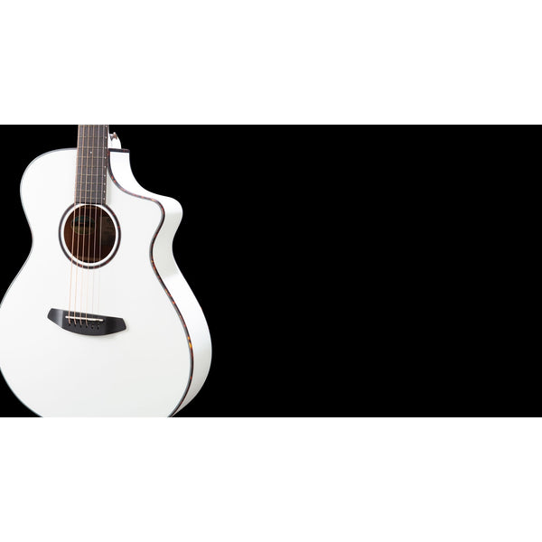 European Spruce - African Mahogany Discovery S Concert Satin White CE - El Cajon Guitars and Music