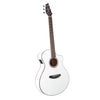 European Spruce - African Mahogany Discovery S Concert Satin White CE - El Cajon Guitars and Music