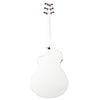 European Spruce - African Mahogany Discovery S Concert Satin White CE - El Cajon Guitars and Music