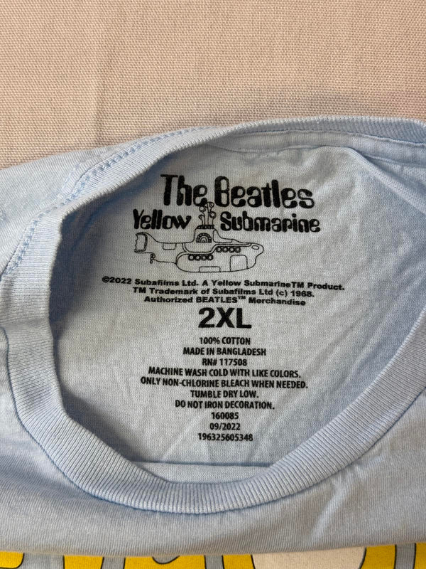 The Beatles T-shirt Album Yellow Submarine Movie Tee XXL