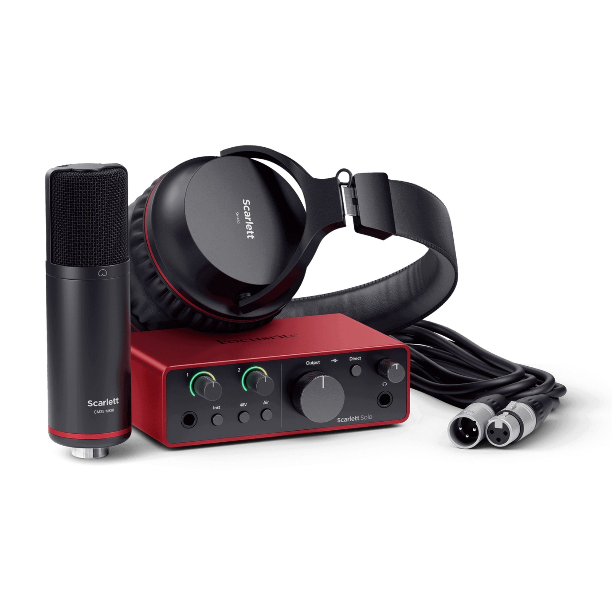 Focusrite Scarlett Solo Studio Bundle (4th Gen) - El Cajon Guitars and Music
