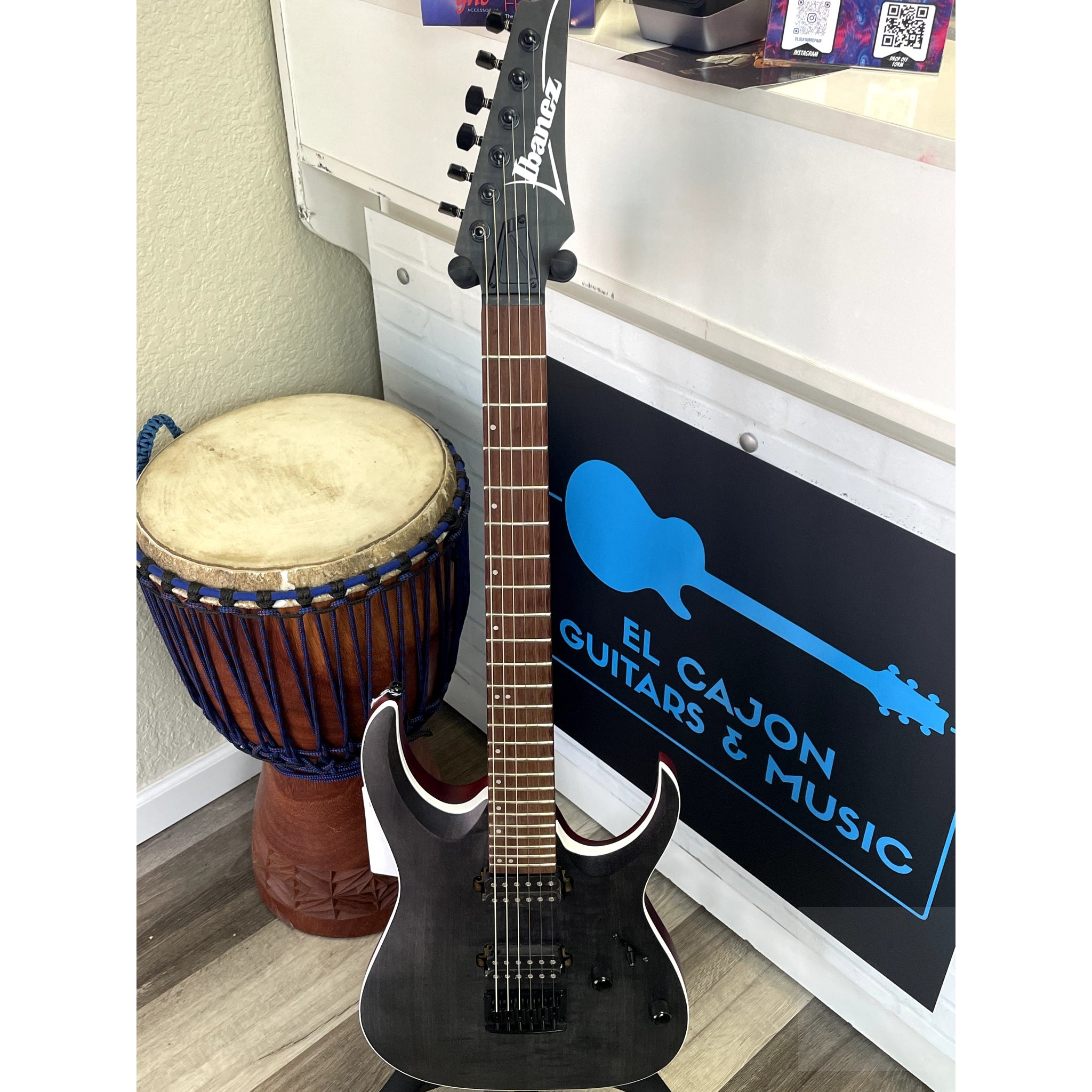 Ibanez RGA Standard 6str Electric Guitar - Transparent Gray Flat RGA42FMTGF - El Cajon Guitars and Music