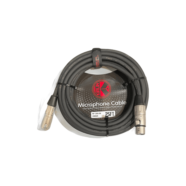 Kirlin Microphone Cable MP - 280 - 25/BK - El Cajon Guitars and Music