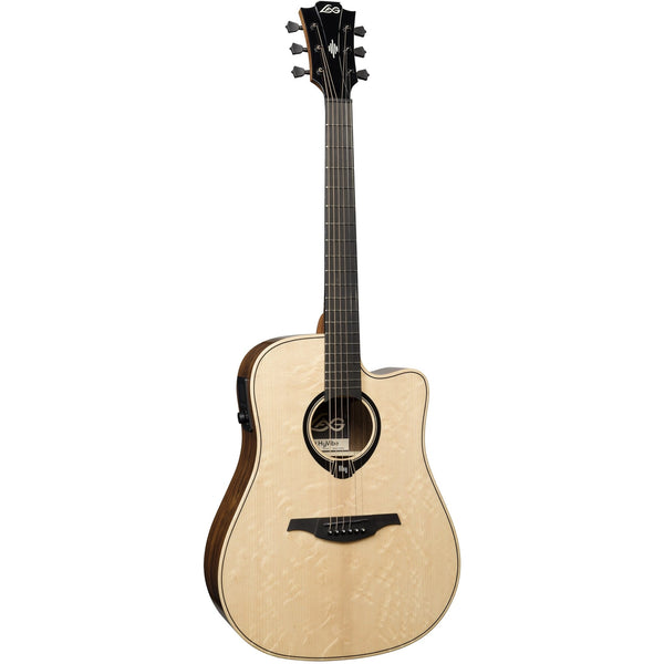 Lag Smart Guitar Hyvibe 30 Dreadnought Cutaway Gloss - El Cajon Guitars and Music