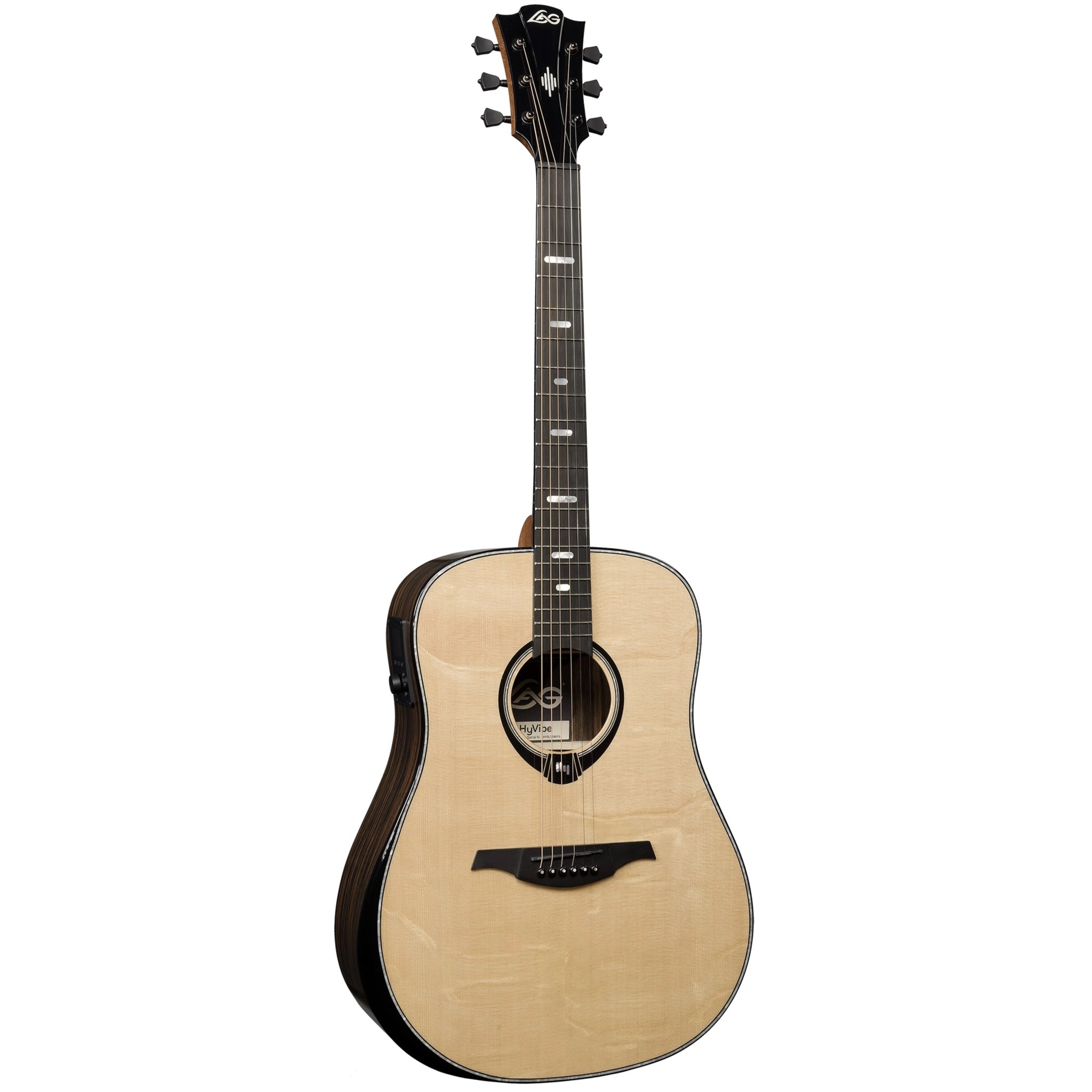 Lag Smart Guitar Hyvibe 50 Dreadnought Bevel Gloss - El Cajon Guitars and Music