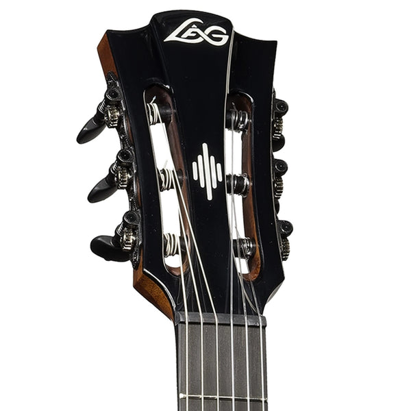 Lag Smart Guitar Hyvibe 50 Nylon Auditorium Bevel Cutaway Gloss GLH HV50 - N - ACE - El Cajon Guitars and Music