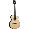 Lag Smart Guitar Hyvibe 50 Nylon Auditorium Bevel Cutaway Gloss GLH HV50 - N - ACE - El Cajon Guitars and Music