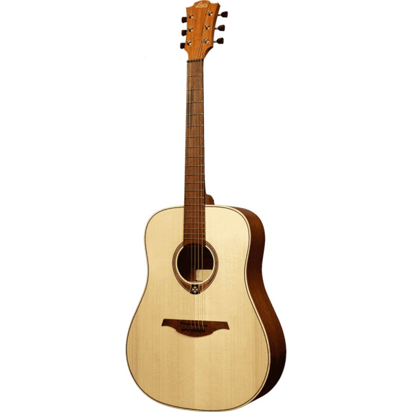 LAG TL70D - NAT Dreadnought Left - Handed Natural Acoustic Guitar - El Cajon Guitars and Music