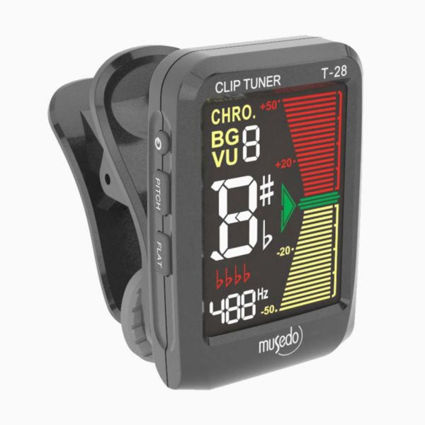 Musedo Clip On Chromatic Tuner Color LCD - El Cajon Guitars and Music