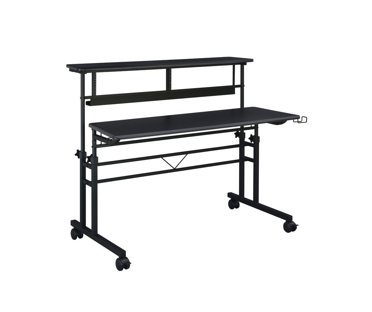 Musiea BE100 Series Sit-Stand Music Recording Studio Desk Workstation w/2x3U Rack