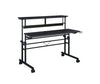 Musiea BE100 Series Sit-Stand Music Recording Studio Desk Workstation w/2x3U Rack
