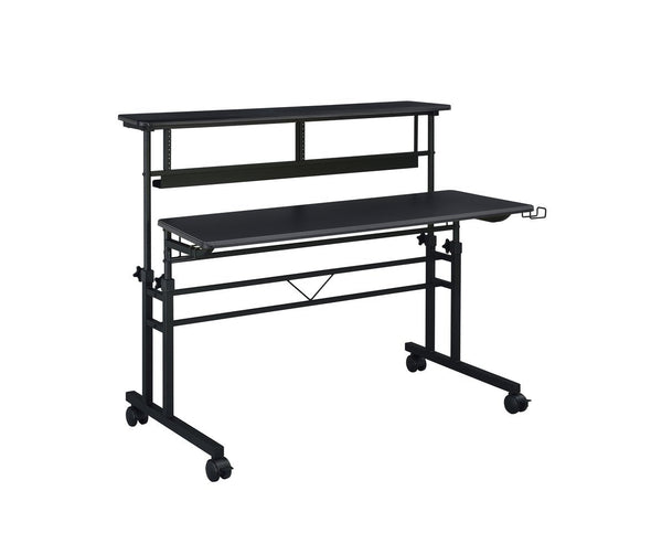 Musiea BE100 Series Sit-Stand Music Recording Studio Desk Workstation w/2x3U Rack