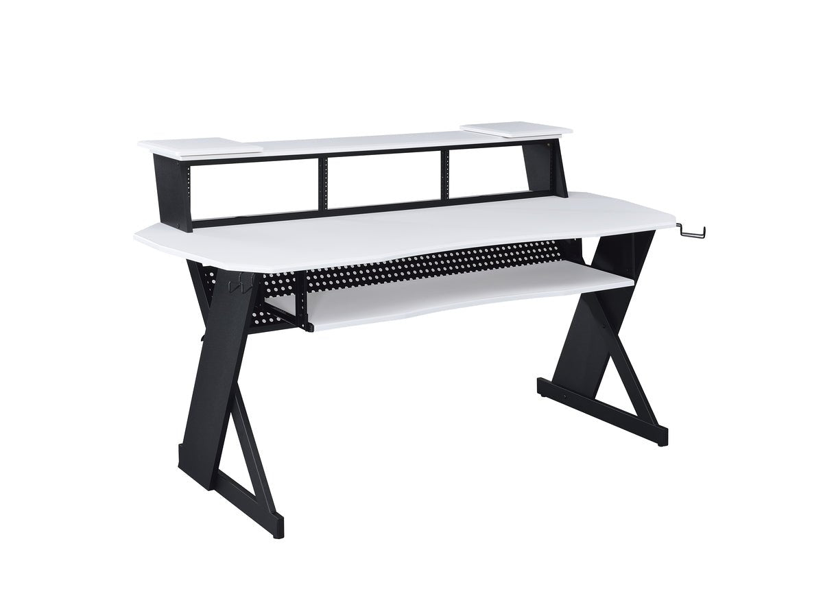 Musiea EX100 Series Music Recording Studio Desk Workstation w/3 x 4U Rack