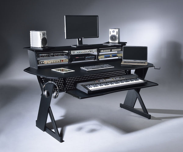 Musiea EX100 Series Music Recording Studio Desk Workstation w/3 x 4U Rack