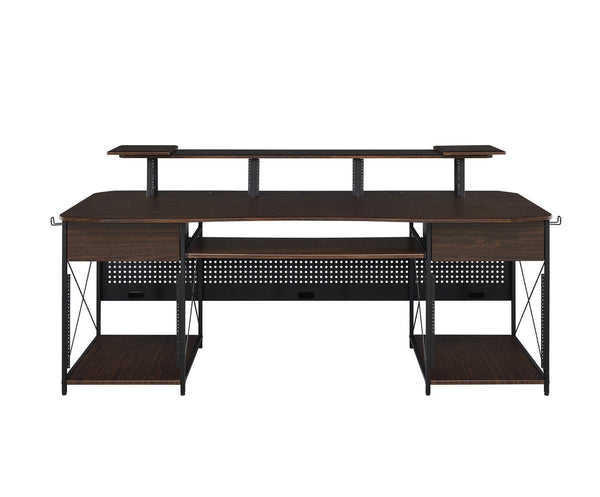Musiea EX200 Series Pro Music Recording Studio Desk Workstation w/ 3 x 4U Rack and 2 x 9U Rack