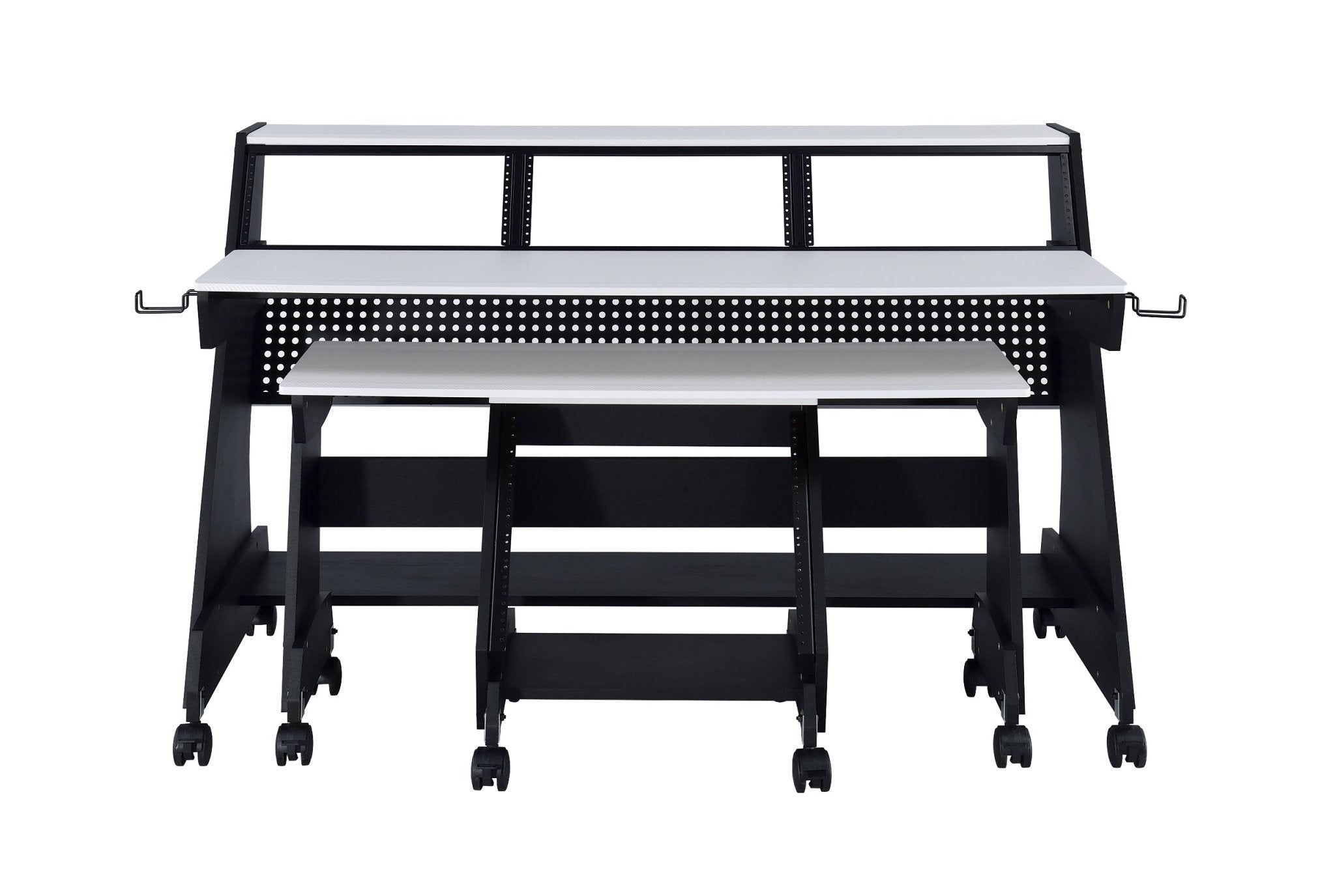 Musiea EX88 Series 88 Keys Pro Music Studio Desk Workstation with Rack Cabinet