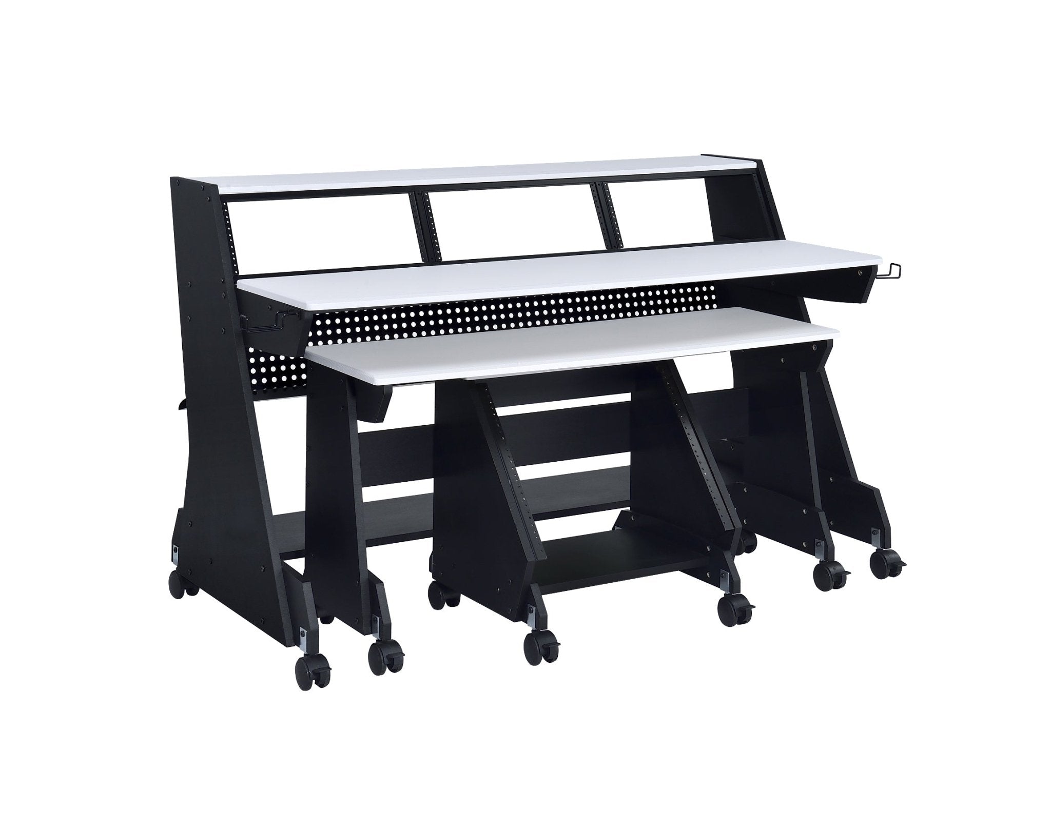 Musiea EX88 Series 88 Keys Pro Music Studio Desk Workstation with Rack Cabinet