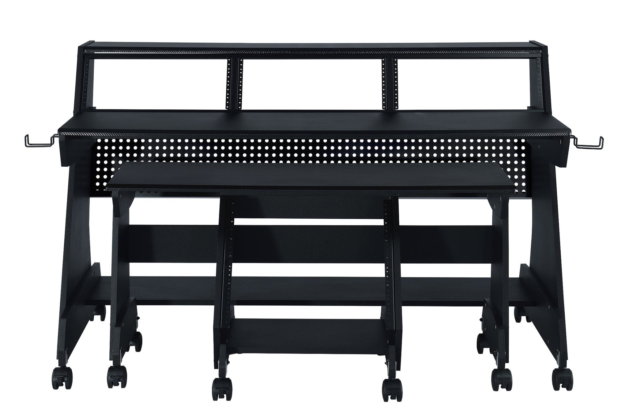 Musiea EX88 Series 88 Keys Pro Music Studio Desk Workstation with Rack Cabinet
