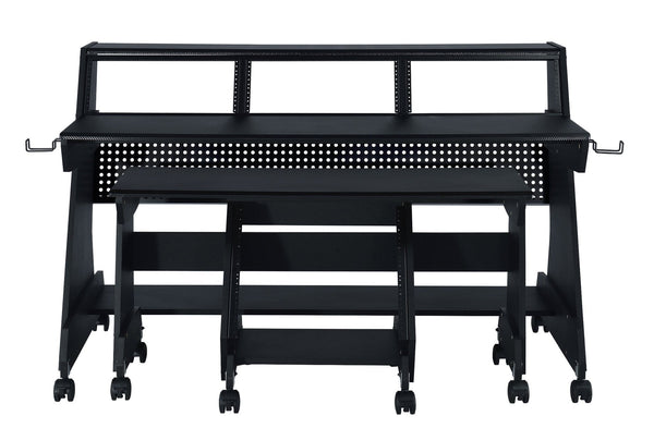 Musiea EX88 Series 88 Keys Pro Music Studio Desk Workstation with Rack Cabinet