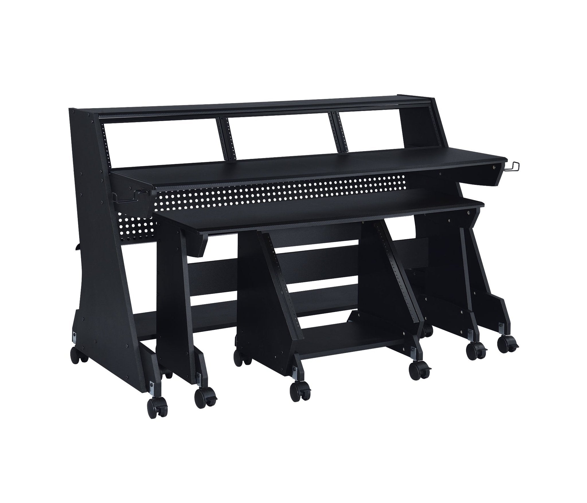 Musiea EX88 Series 88 Keys Pro Music Studio Desk Workstation with Rack Cabinet