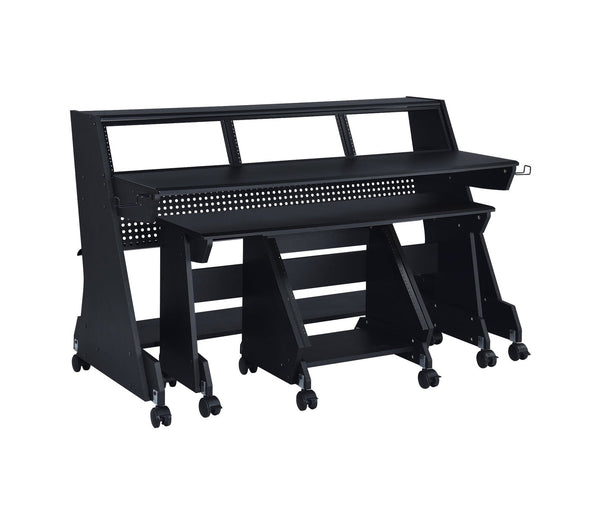 Musiea EX88 Series 88 Keys Pro Music Studio Desk Workstation with Rack Cabinet