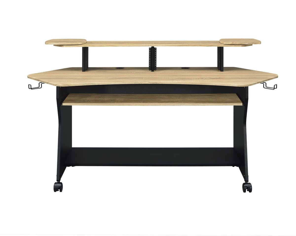Musiea IM100 Series Music Recording Studio Desk Workstation w/ 2 x 4U Rack