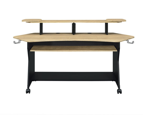 Musiea IM100 Series Music Recording Studio Desk Workstation w/ 2 x 4U Rack