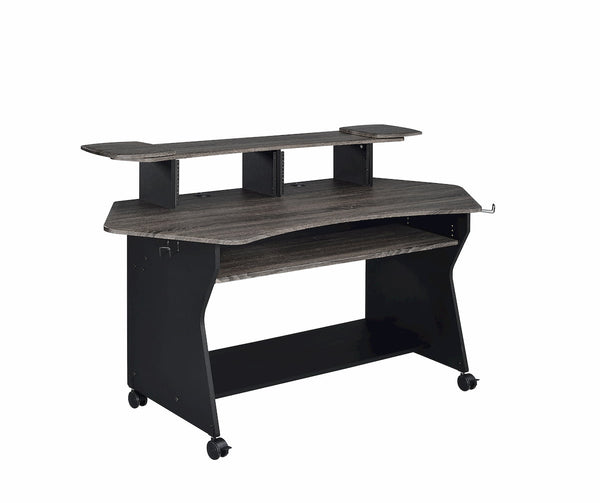 Musiea IM100 Series Music Recording Studio Desk Workstation w/ 2 x 4U Rack