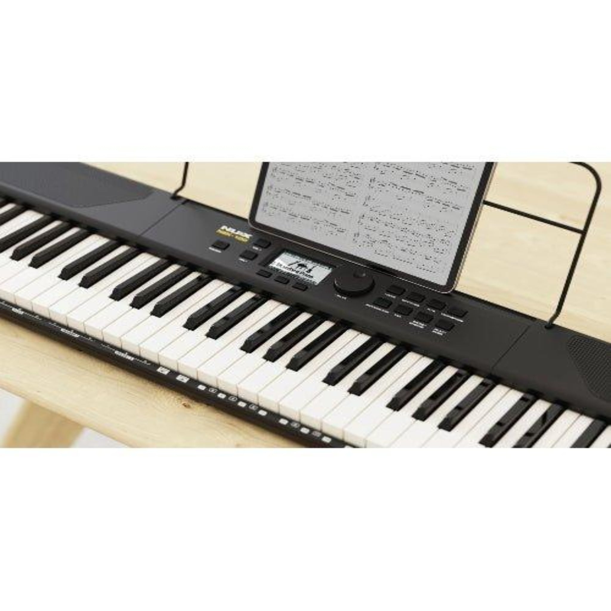 NUX NEK - 100 Digital Keyboard, 61 Keys with Touch Response,Rechargeable Battery - El Cajon Guitars and Music